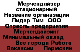 Мерчендайзер стационарный › Название организации ­ Лидер Тим, ООО › Отрасль предприятия ­ Мерчендайзинг › Минимальный оклад ­ 14 000 - Все города Работа » Вакансии   . Пермский край,Гремячинск г.